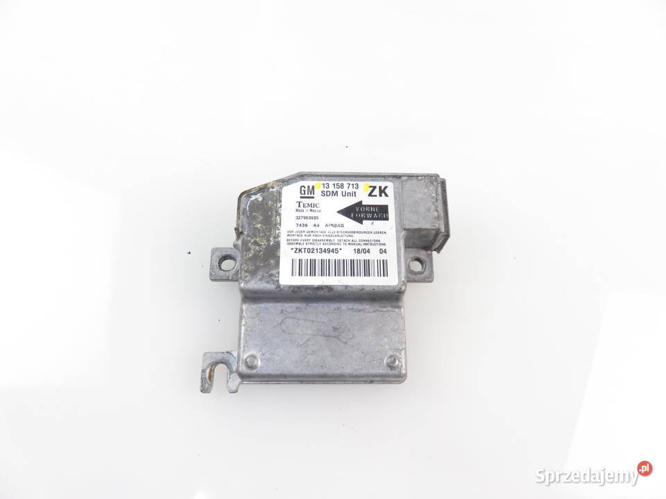 MODUŁ AIRBAG OPEL MERIVA A X03 13158713 osobowe małopolskie