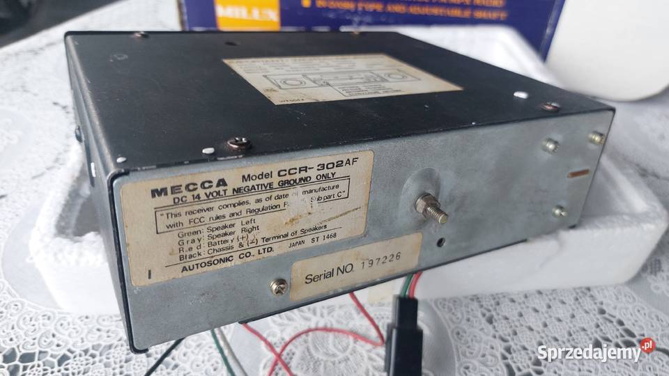 Radio samochodowe Milux Miłków