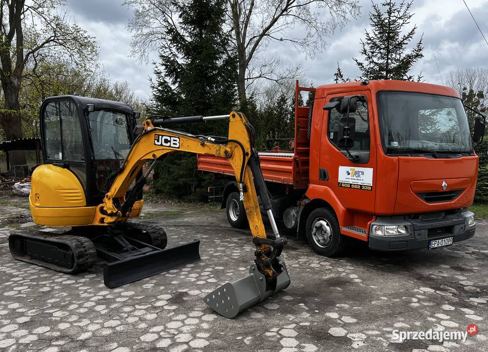 Usługi Minikoparką Koparką 25T Prace ziemne Łódź