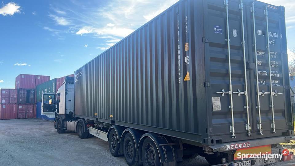 Kontener magazynowy morski 2025r 40HC RAL7016