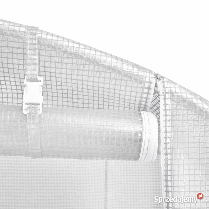 Szklarnia ze stalową ramą biała 80 m 20x4x2 m Warszawa