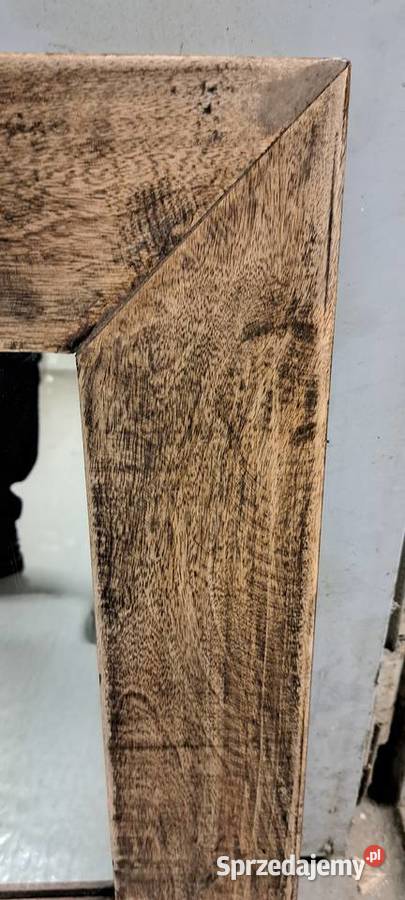 Lustro w starej drewnianej ramie Dekoracje i ozdoby Warszawa