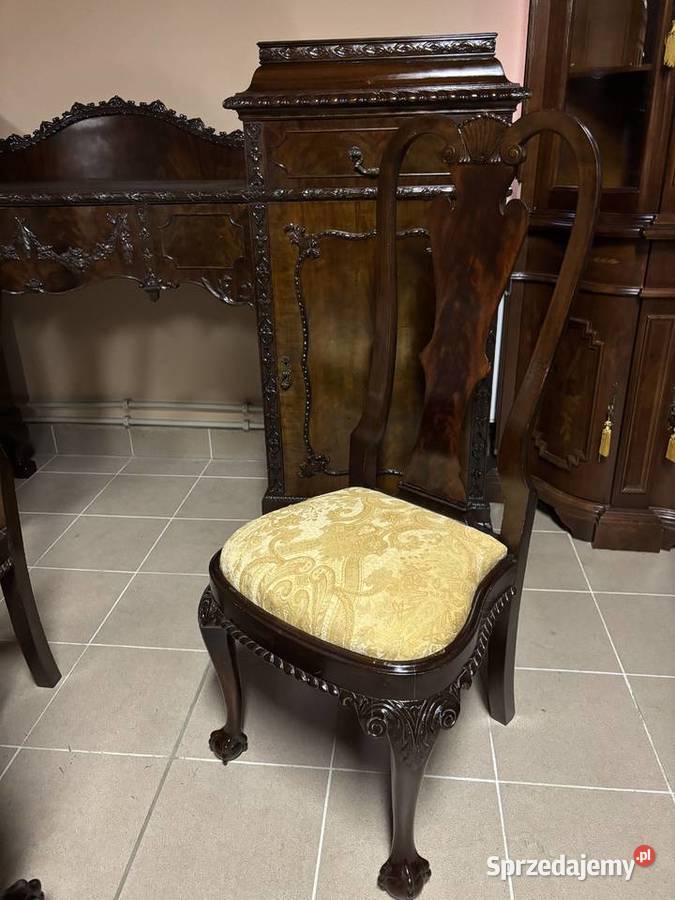 Stylowy Zestaw Rozkładany Stół 10 Krzeseł Gorzów Wielkopolski sprzedam