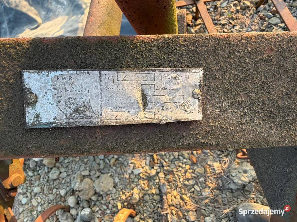 Kultywator Unia Grudziac brony nieuszkodzony