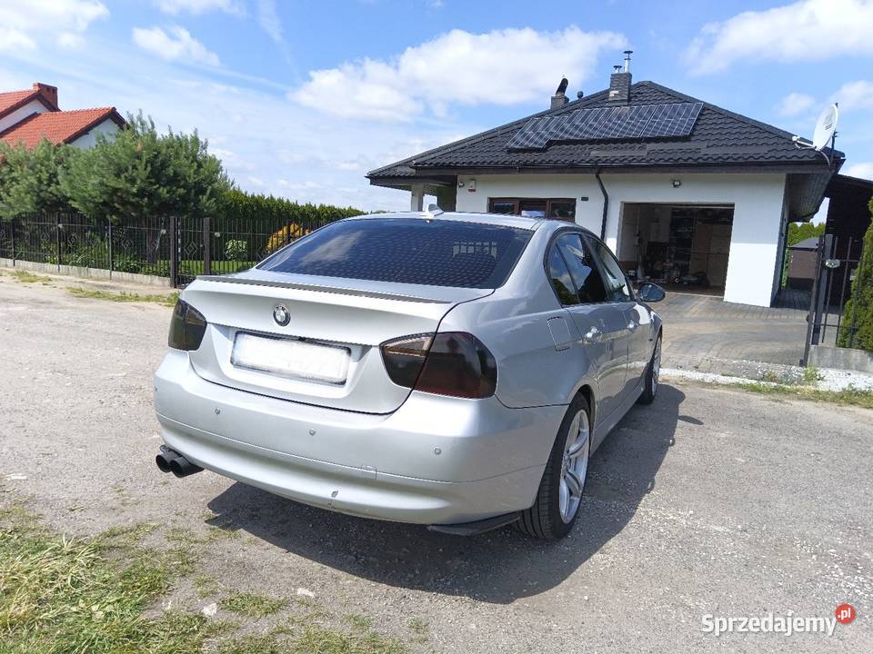 BMW E90 seria 3 2006 srebrny Sucha Górna