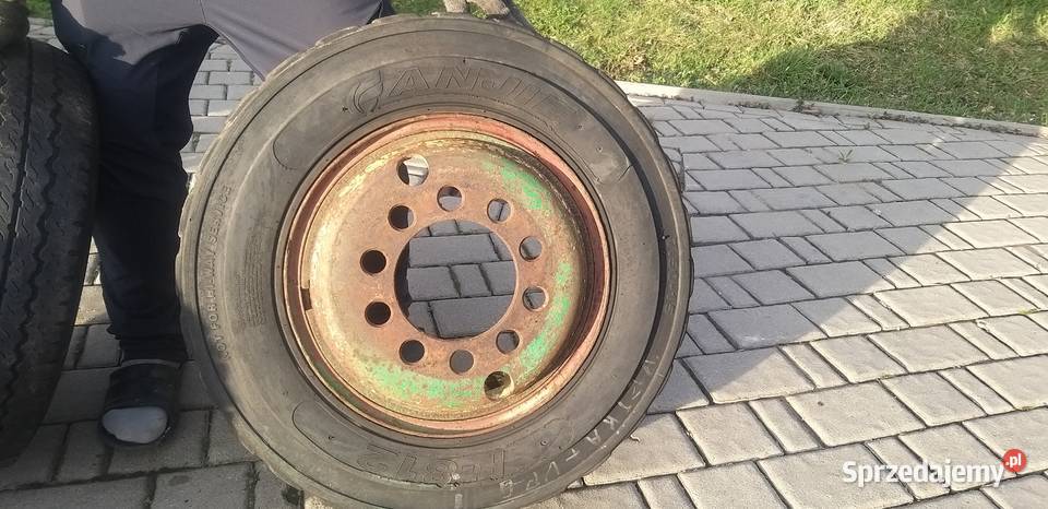 Opona z felgą wózka widłowego F812 ANJE 7515 Opony, koła, felgi Nowy Sącz