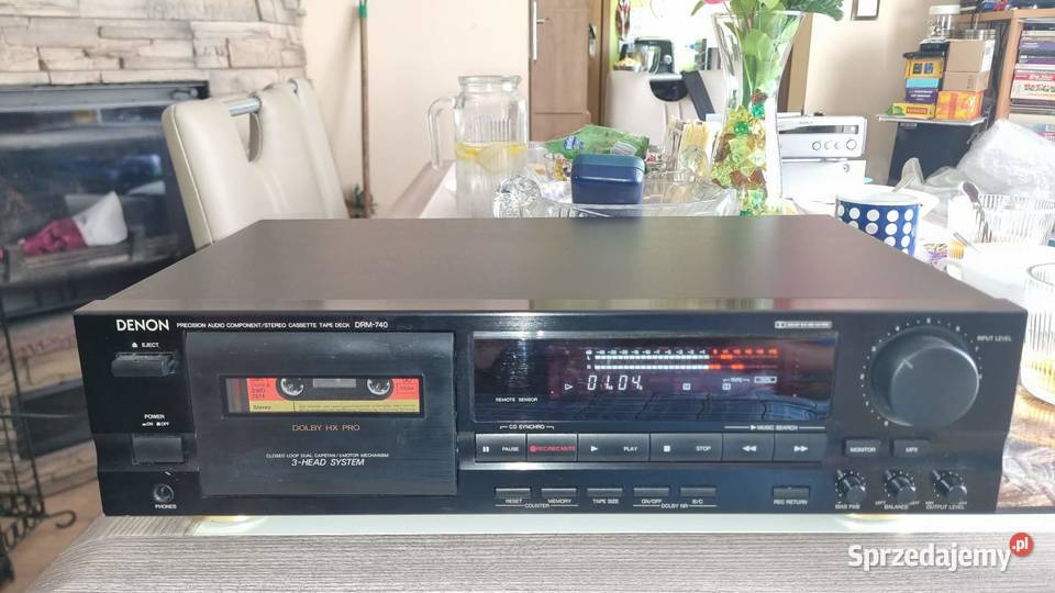 Magnetofon Denon DRM740 3Head Dolby B C MPX Magnetofony Warta