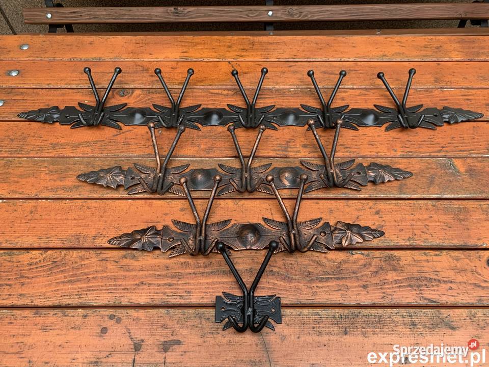 KUTY Wieszak ścienny do przedpokoju Metalowy