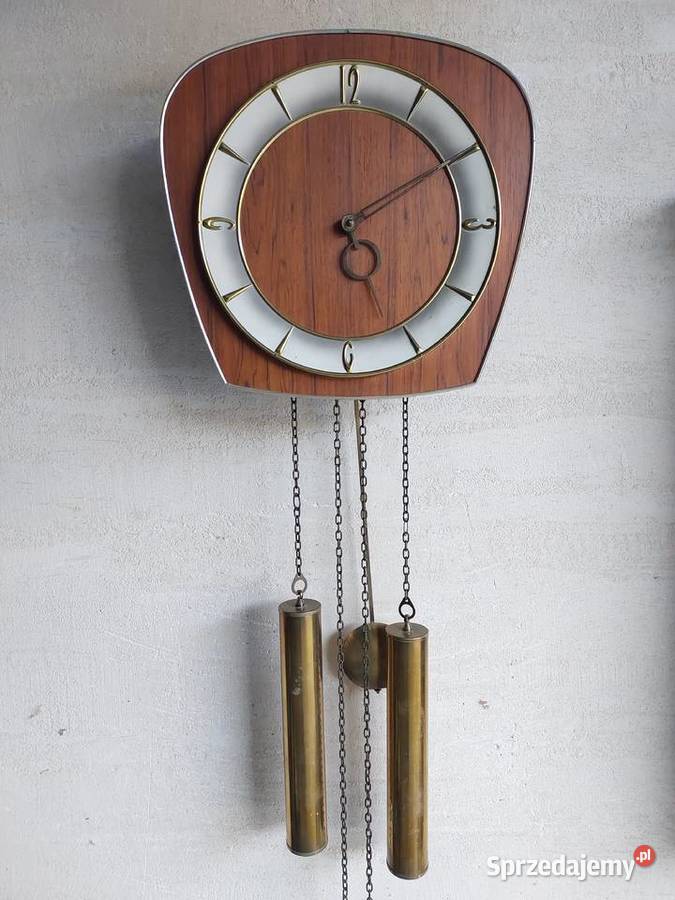175 Stary zegar ścienny wagowy łańcuchowy lata Tczew sprzedam