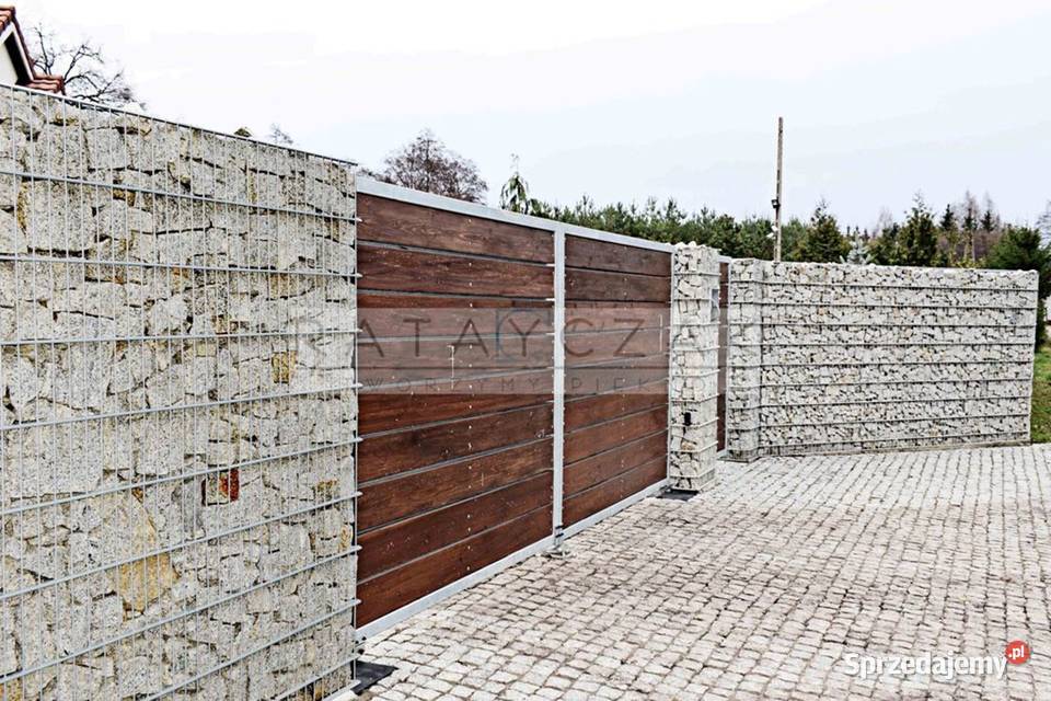 Gabion gabiony Ogrodzenie 140m Frontowe Kosze z Gniewkowo