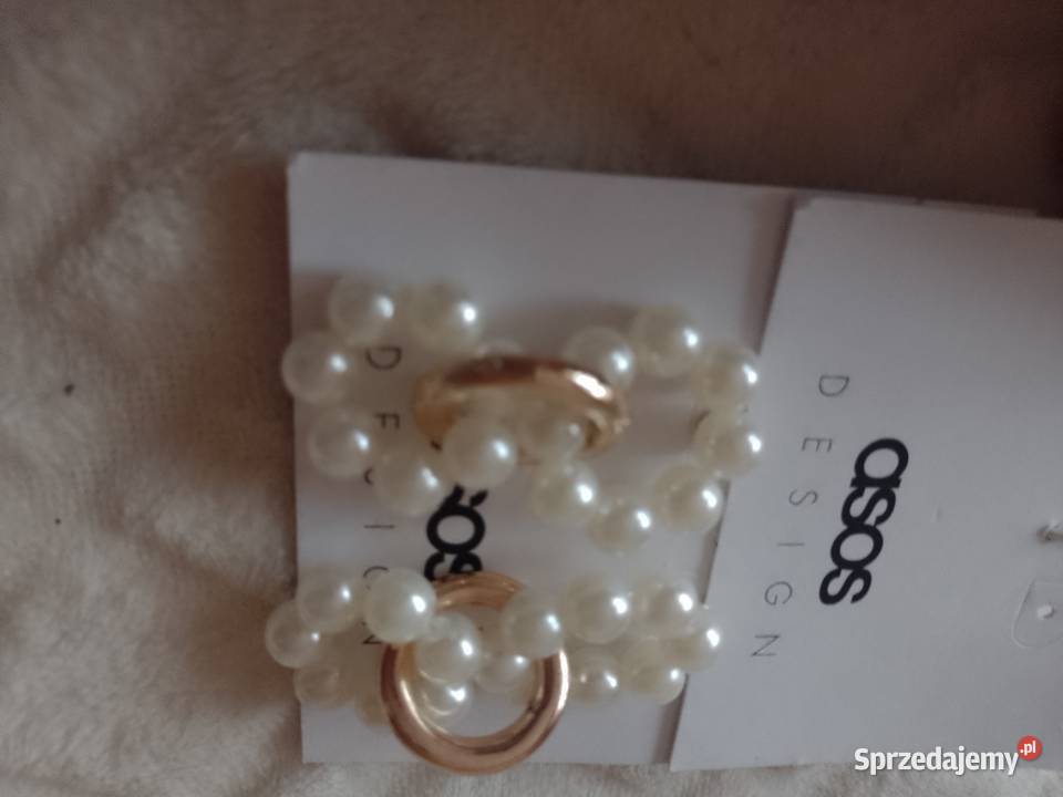 ASOS Ekskluzywne perłowe Kolczyki z Londynu NOWE Kraków sprzedam