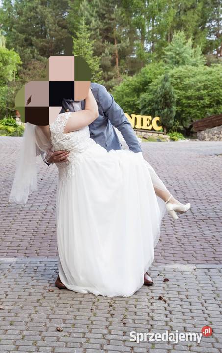 Sprzedam suknie ślubną Rozmiar 48 Damska Krasnobród