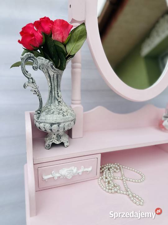 Toaletka z dużym lustrem shabby chic Toaletki dolnośląskie Jelcz-Laskowice