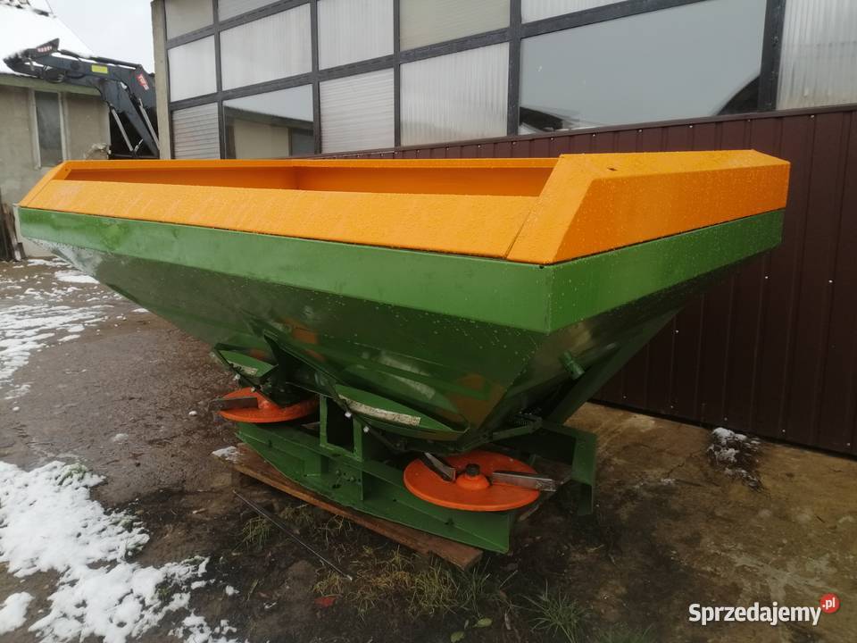 Amazone rozsiewacz nawozów wapna dwa talerze Amazone Rolnictwo Orzysz