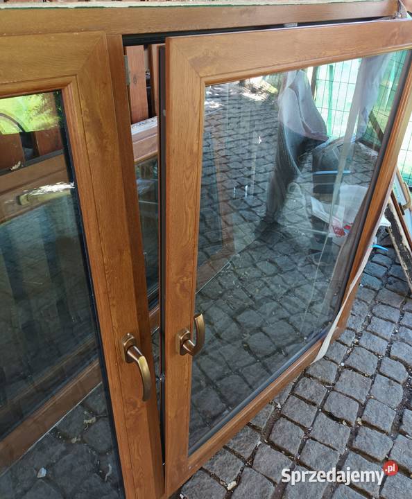 Sprzedam okna kolor jasny dąb Iwkowa