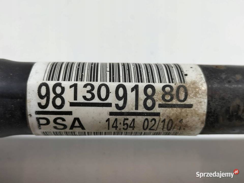 PÓŁOŚ LEWY PRZÓD 20 HDI 177 9813091880 Toyota świętokrzyskie