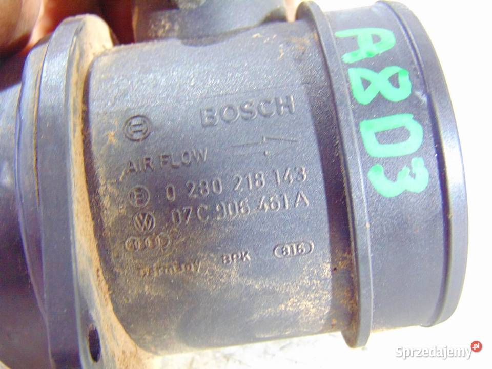 PRZEPŁYWOMIERZ AUDI A8 D3 07C906461A 0280218143 sprzedam
