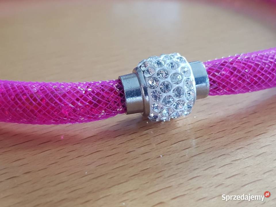 brokatowy naszyjnik bransoletka biżuteria kolia