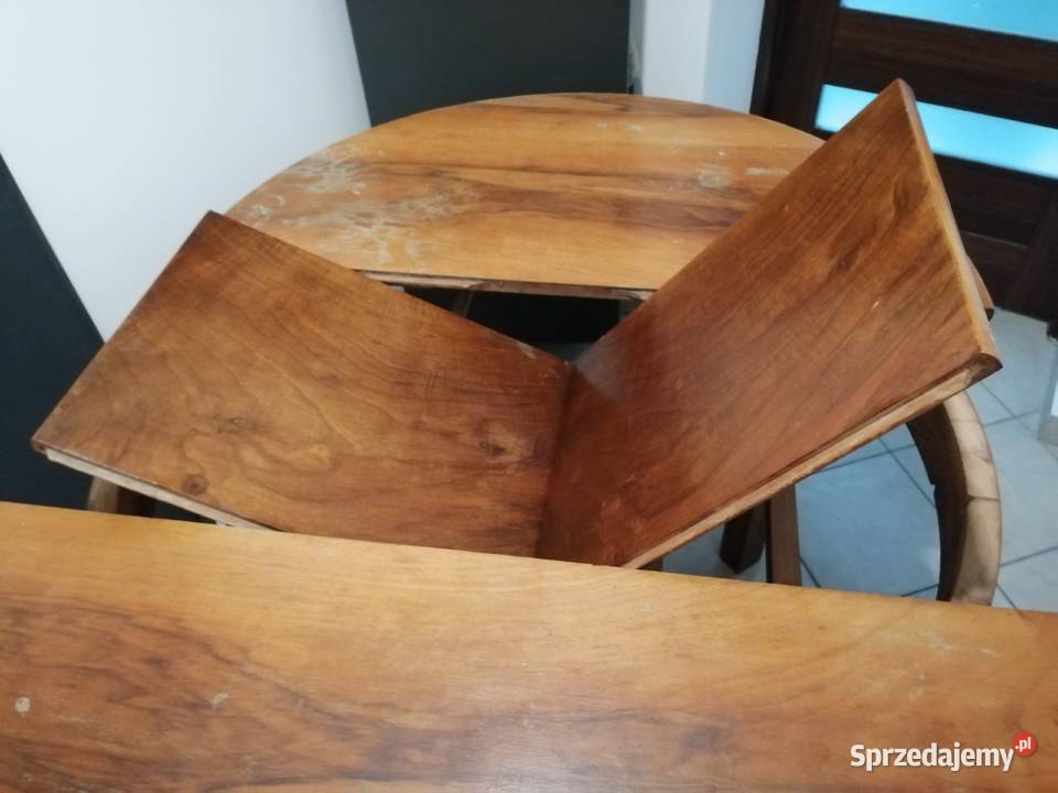 Stół okrągły styl lata 60te PRL łódzkie