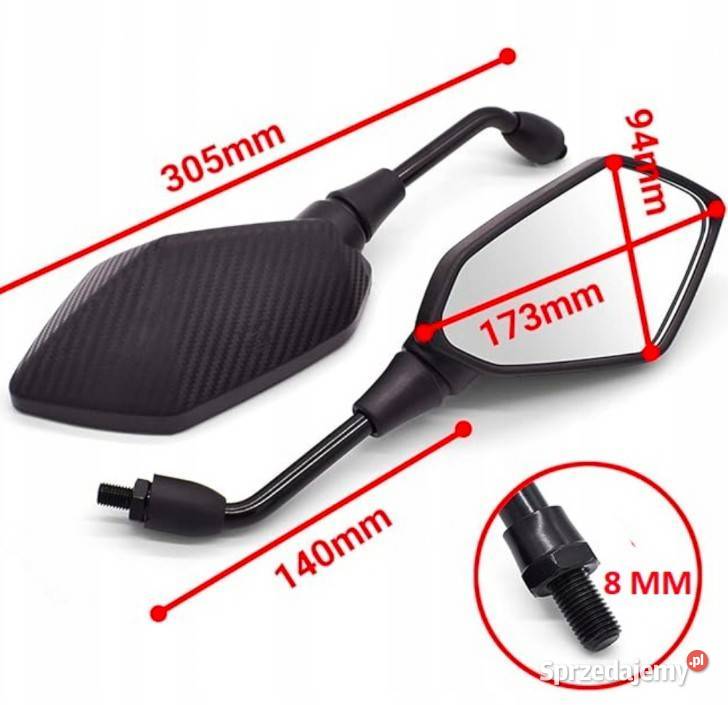 Lusterka cf Moto 450 520 800 skuter quad m8 2 warmińsko-mazurskie