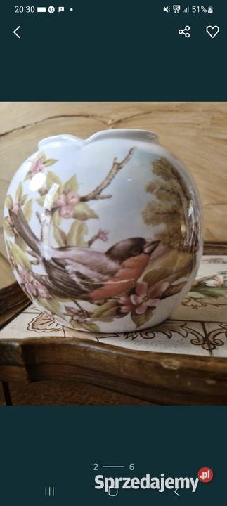 Porcelanowy wazonik angielski Przasnysz