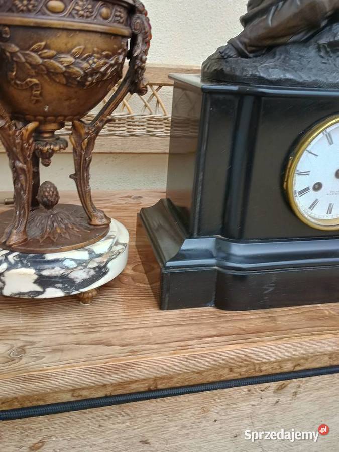 Kominkowy zegar francuski Napoleon podkarpackie Rzeszów
