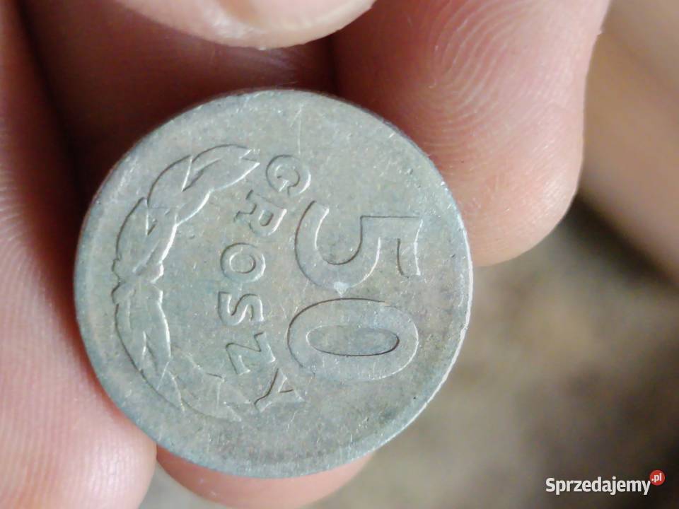 Sprzedam monete 50 gr 1949 r tttttt Chełm sprzedam