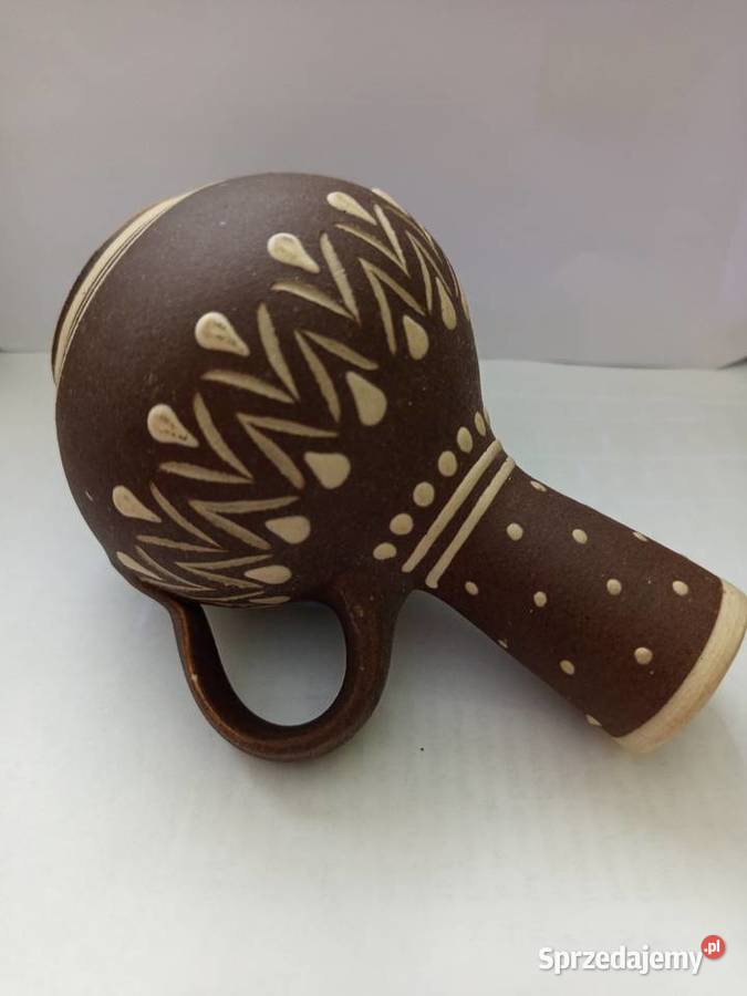 kaganek ceramicznyświecznik ręcznie wykonany Antyki, Sztuka, Kolekcje Warszawa