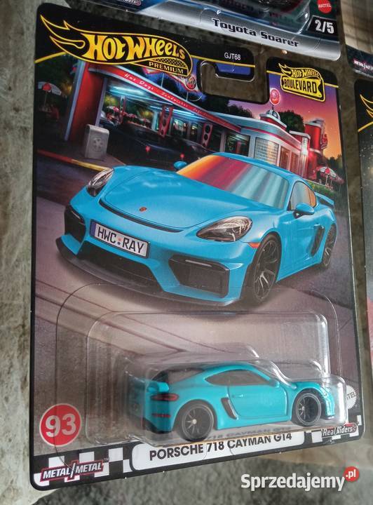 Hot Wheels Premium 4 sztuki Porsche Toyota pomarańczowy Sosnowiec