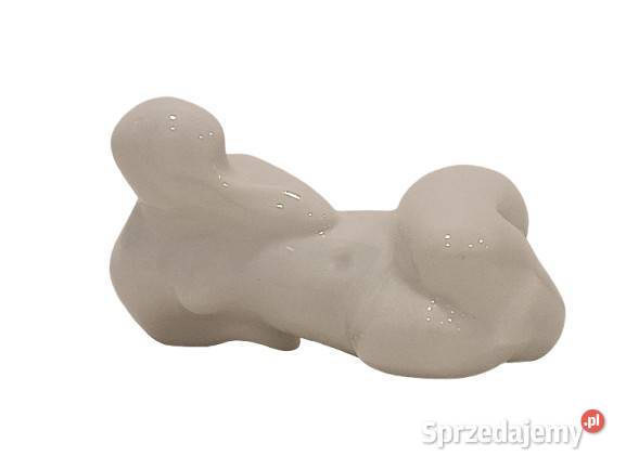 Retro Porcelana Biały Nude Royal Dux Mężczyzna