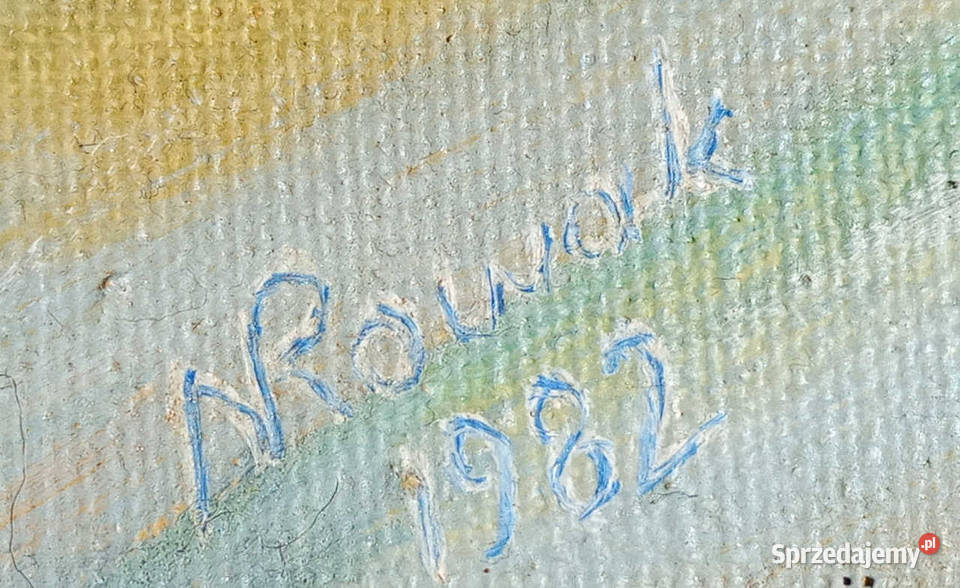 Obraz olejny ręcznie malowany pomorskie