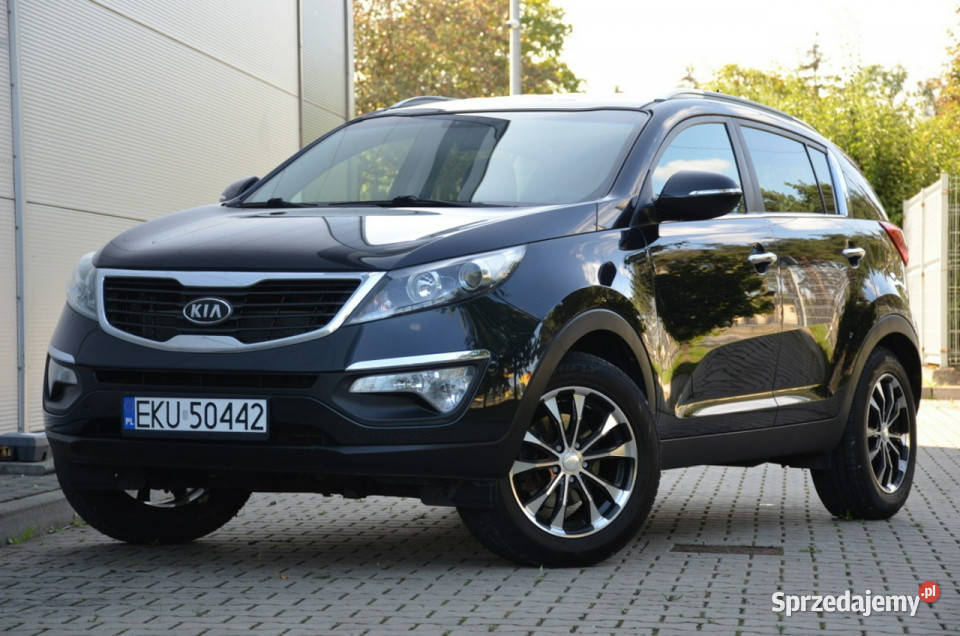 Kia Sportage Czarna Super Stan 16GDI 135 Serwis benzyna Kutno