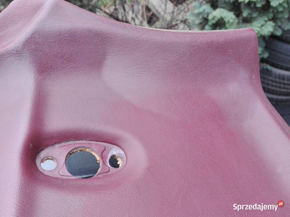 Mercedes 190 W201 tapicerka bordowa czerwona Skarżysko-Kamienna