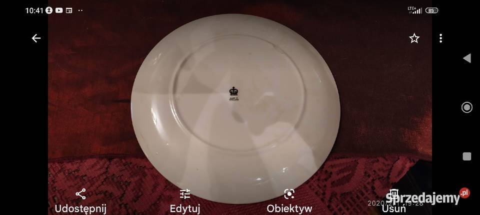 Piękny talerz kolekcjonerski Pieski porcelana Wrocław