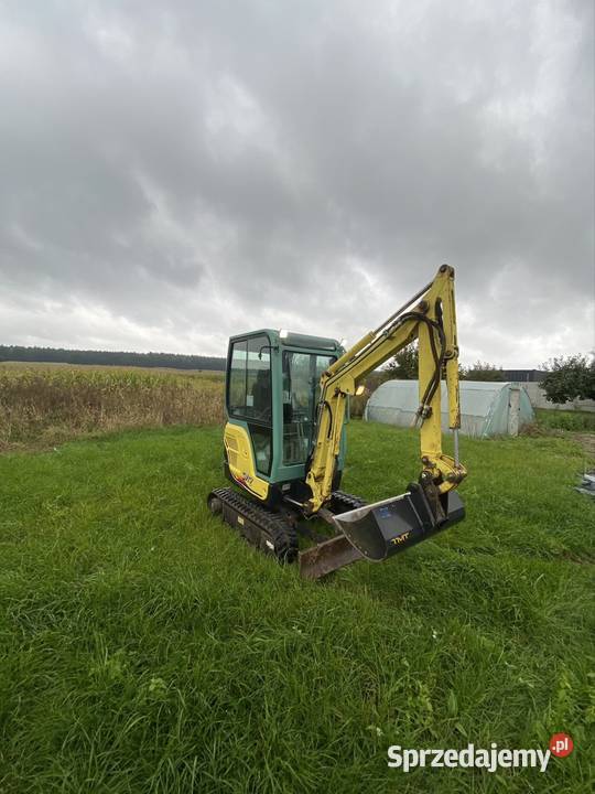 Minikoparka Yanmar Sv17 Ex 4 Łyzki Skarpówka Dodatkowy osprzęt Szydłowiec