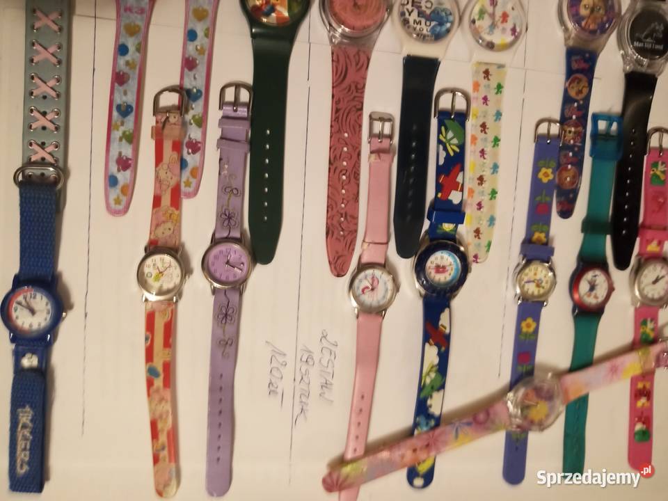 ZESTAW ZEGARKÓW 19 SZTUK zachodniopomorskie Szczecinek