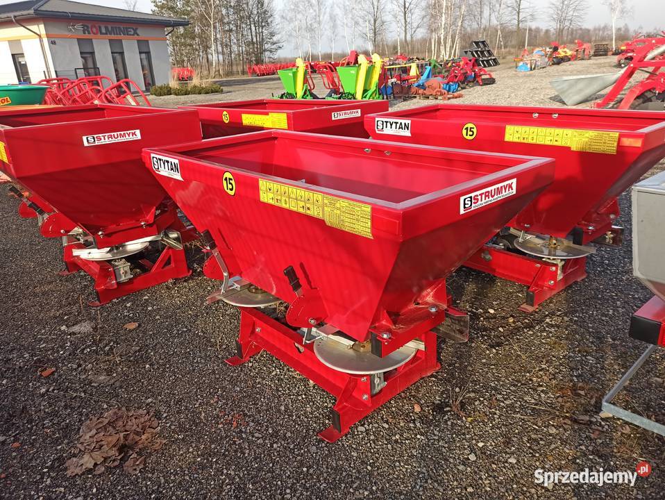 Solidny rozsiewacz do nawozów Strumyk Tytan lubelskie Opole Lubelskie