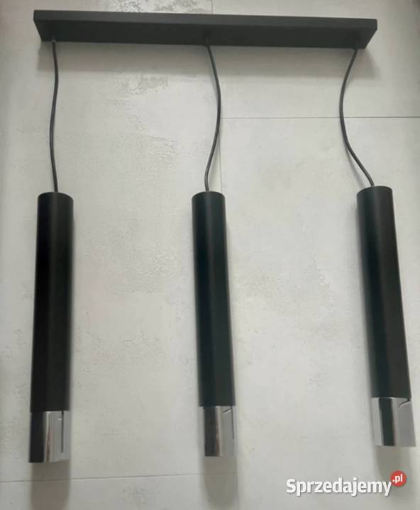 HIT Nowoczesna Lampa Sufitowa Wisząca Tuba Sople łódzkie