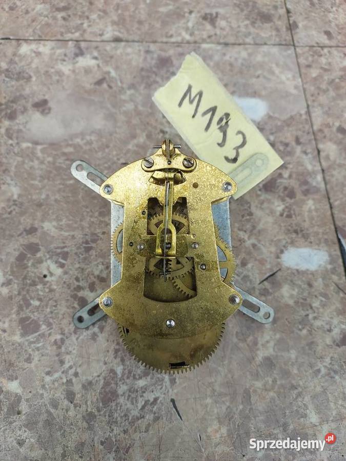 M193 Mechanizm starego małego zegara chodzik Tczew