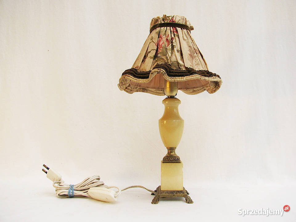 Lampka kolumna Alabaster Szczecinek