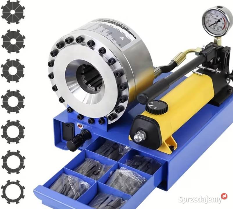 mobilna zakuwarka do węży hydraulicznych prasa Sieradz sprzedam