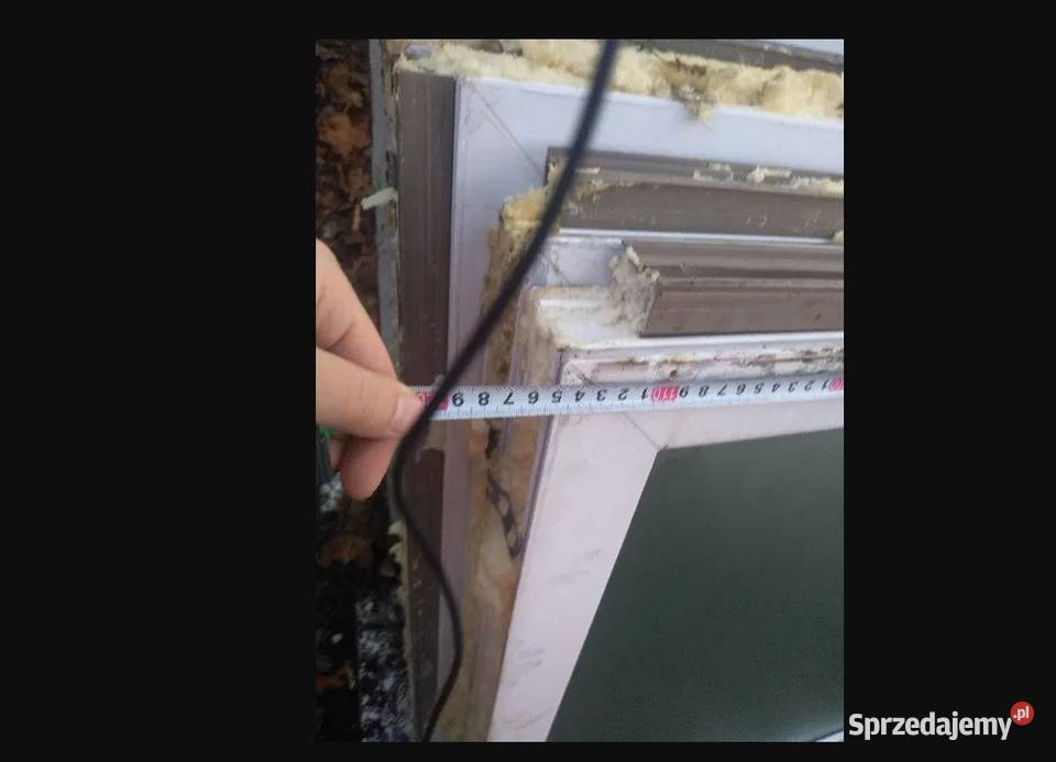 Okno PCV 113 x 115 FIX witryna sklepowa mazowieckie Warszawa
