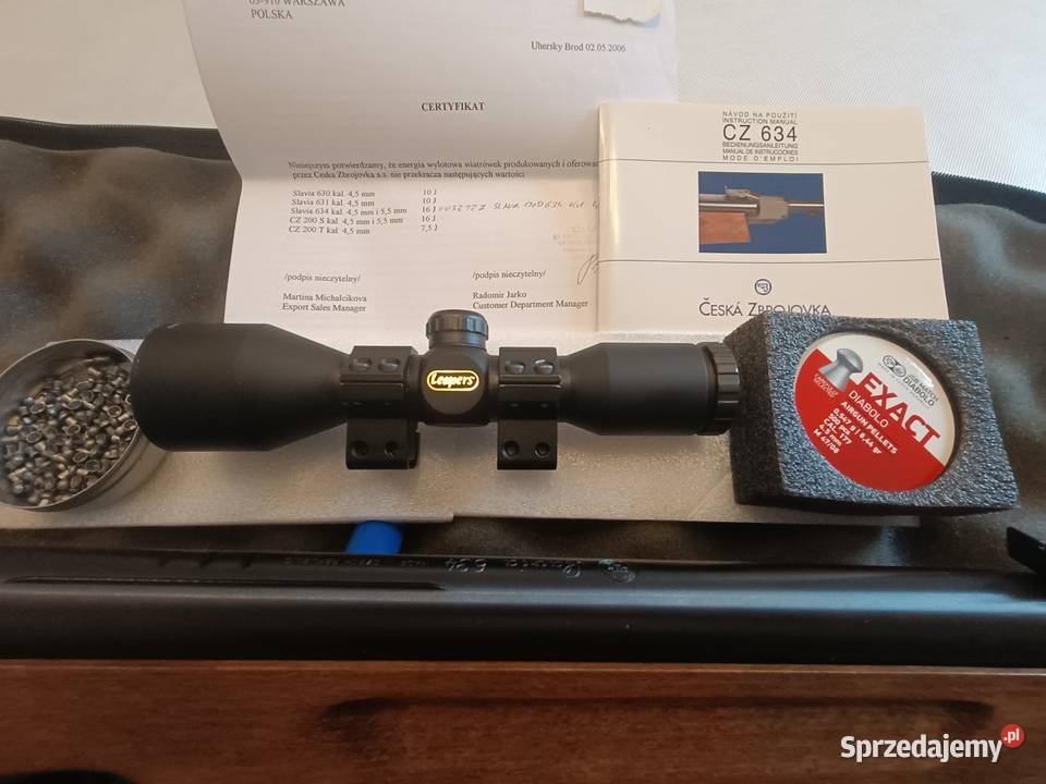 Wiatrówka Slavia 634 kaliber 45mm Orzesze