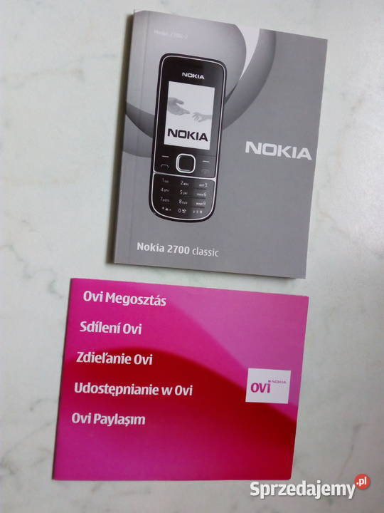 Instrukcja NOKIA 2700 classic lubelskie