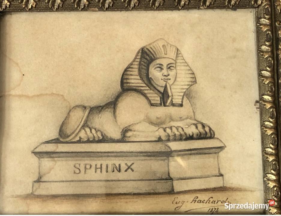 ANTYK SPHINX 1878