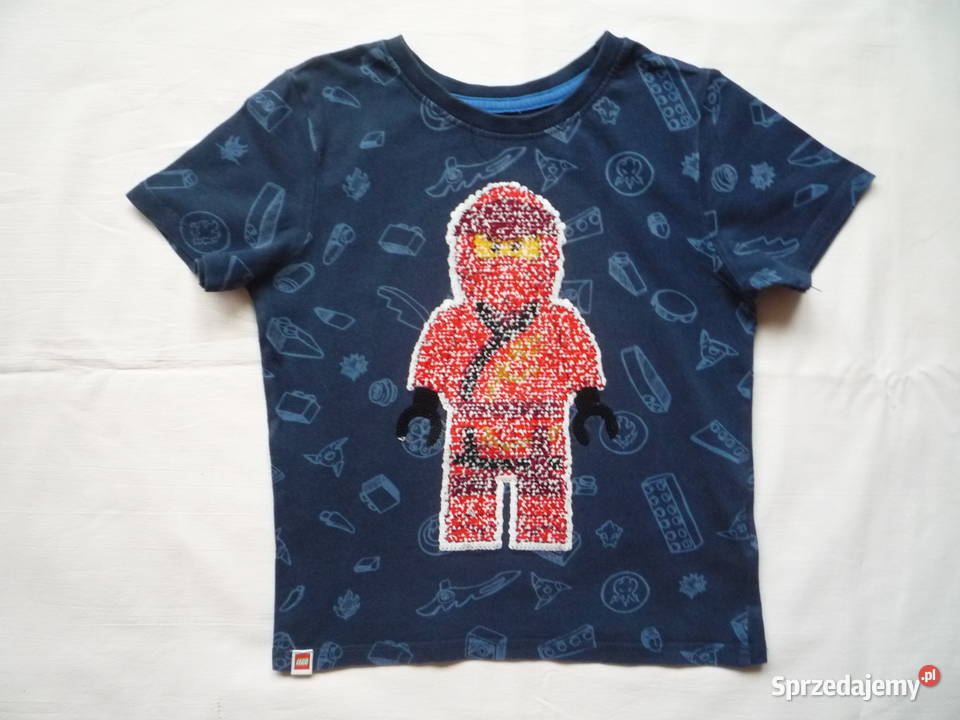 HM 110 Koszulka Lego Ninjago 2 obrazki H&M Bluzki, koszulki i kaftaniki