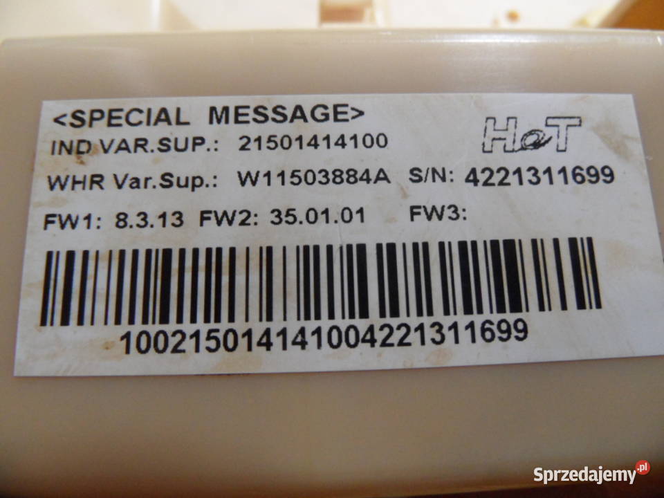 programator pralki whirlpool FFB9258 SV świętokrzyskie Strawczyn