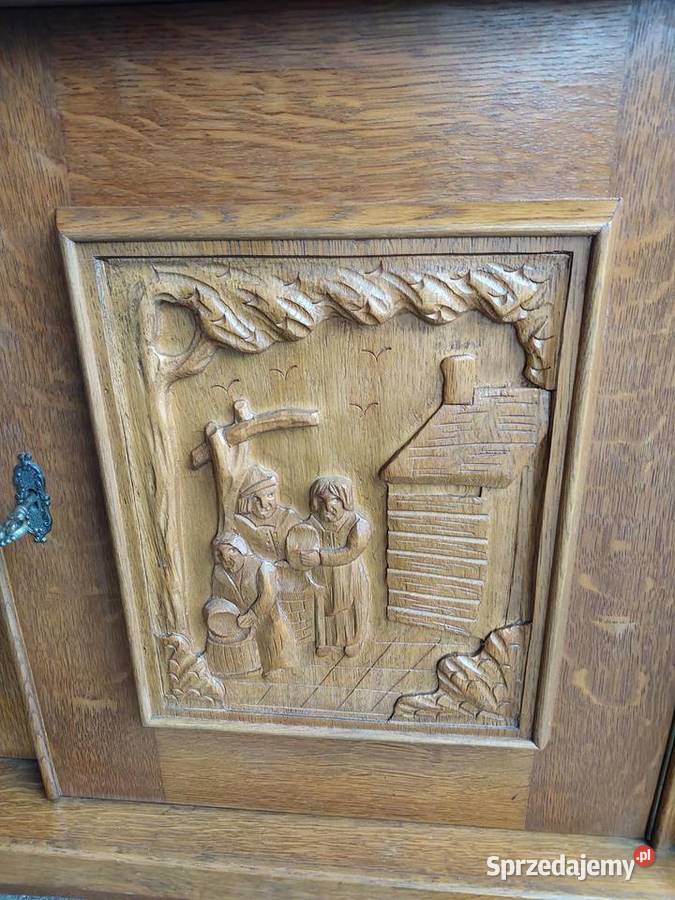 komoda rzeżbiona 653 Byczyna sprzedam