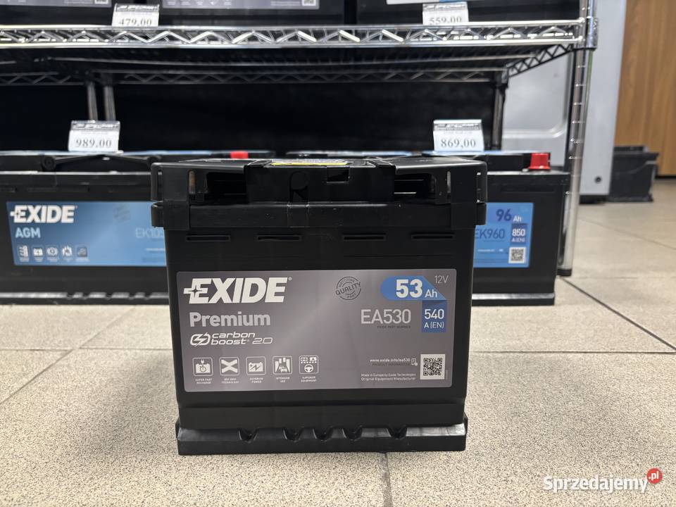 Akumulator 53ah 540a Exide Premium Rok produkcji 2025