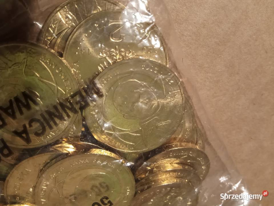 Woreczek menniczy 2 50 Kanonizacja Jana Pawła II Poznań